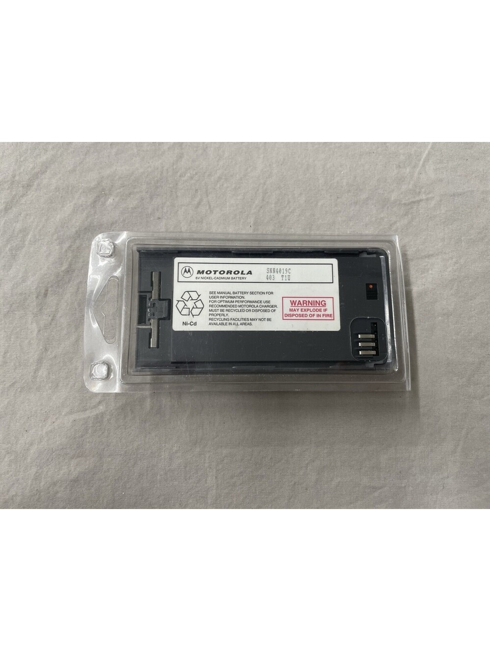 VINTAGE FACTORY SEALED Motorola OEM SNN4019C  403 T1U